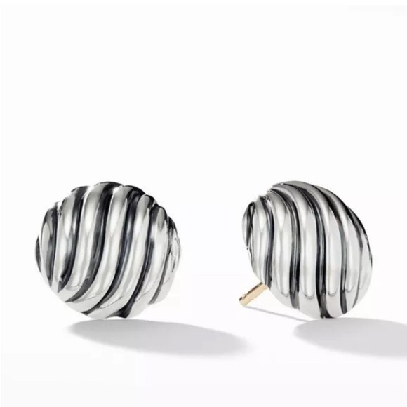 David Yurman Classic sculpted Stud earrings - Picture 1 of 12